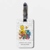 123 Sesamstraat Bagagelabel (Achterkant verticaal)