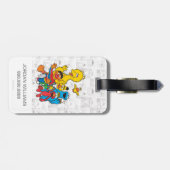 123 Sesamstraat Bagagelabel (Achterkant horizontaal)