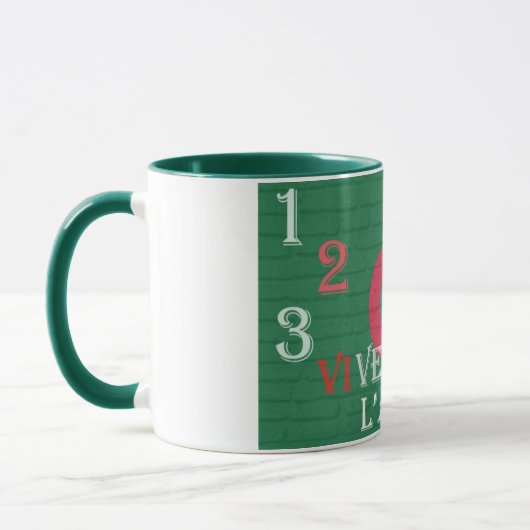  123 vive l'algerie tasse mug (Gauche)
