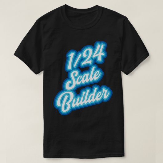 124 Schaalmodelbouwer 1 T-shirt (Design voorkant)