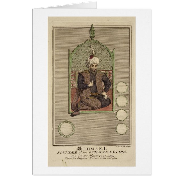 1259-1326) fondateurs d'Osman I (de l'empire de (Devant)