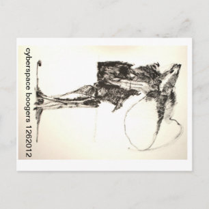1262012 cyberspace boogers briefkaart