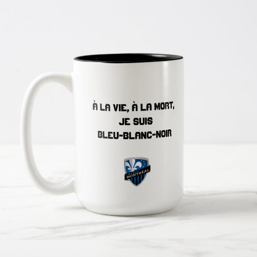 127 Montréal Mug Tweekleurige Koffiemok (Links)