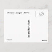 1282012 cyberspace boogers briefkaart (Achterkant)