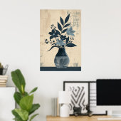 1298 Bloemen Poster (Thuiskantoor)