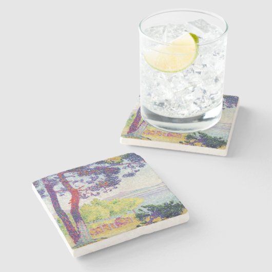 12.00 uur te Pardigon, Var, 1907 Stenen Onderzetter (Zijkant)