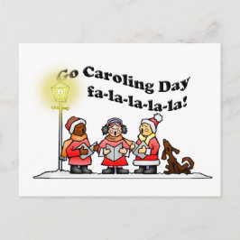 12-20 Go Caroling Dag Briefkaart
