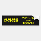 12-21-2012 Bumpersticker (Voorkant)