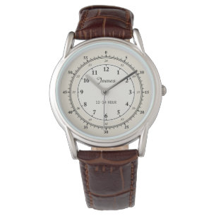 12 - 24 montres d'explorateur d'heure
