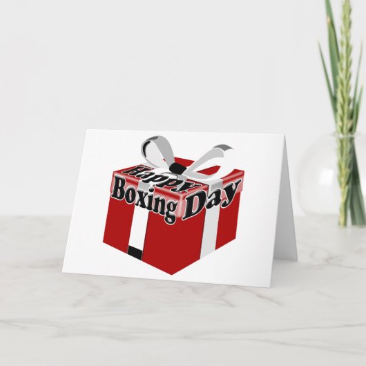 12-26 Boxingdag Feestdagen Kaart (Voorkant)