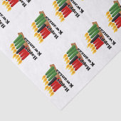 12-26 Happy Kwanzaa Tissuepapier (Detail)