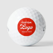 12 Aangepaste Logo Foto Callaway Supersoft golfbal Golfballen (Voorkant)