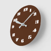 12 Aantal Keuze uit bruine klok (Hoek)