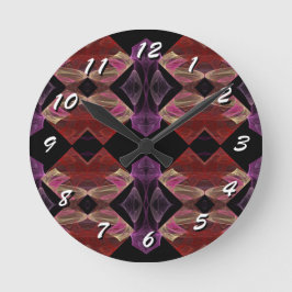 12 Aantal Keuzen om te kiezen-Fractal art-Klok Ronde Klok