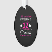 12 ans Anniversaire cadeau pour princesse fille (devant)