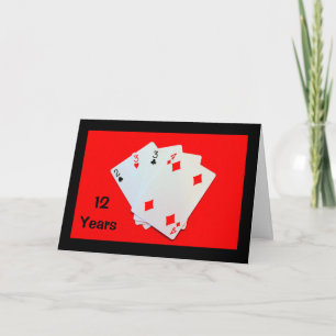 12 Ans C'est Important ! Carte d'anniversaire