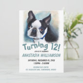 12 ans de Invitation de Boston Terrier (Debout devant)