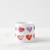 12 Artsy-4 Love Hearts Espresso Mok (Voorkant)
