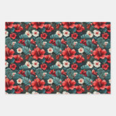 #12 Bloemen patroon Inpakpapier Vel (Voorkant)