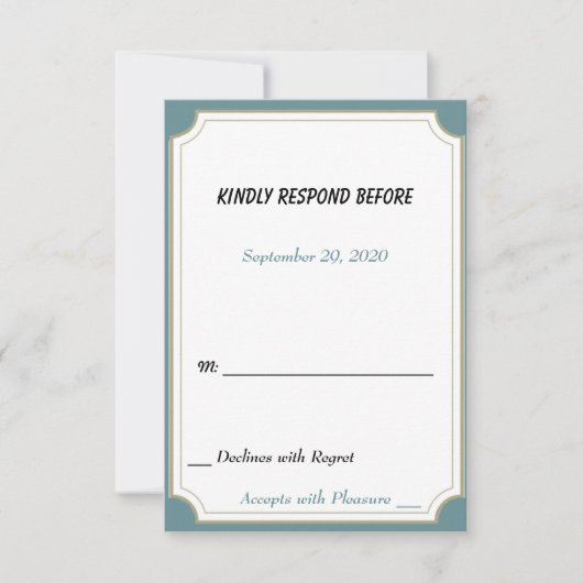 12 Boston Terrier RSVP draaien (Voorkant)