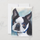 12 Boston Terrier RSVP draaien (Achterkant)