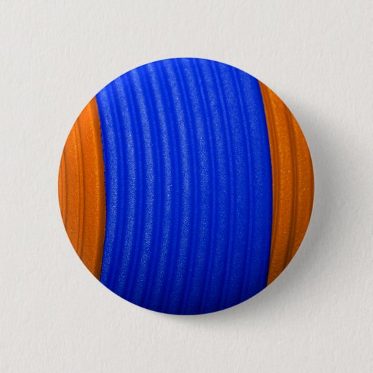 12 Button met blauwe en Oranje strepen (Voorkant)