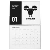 12 Calendrier des signes d'astrologie indienne (Jan 2027)