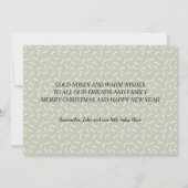 12 chiens de carte photo de vacances de joie de (Dos)