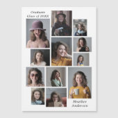 12 Collage de photos - Carte magnétique (Devant)