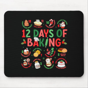 12 dagen bakker kerst koken chef bakken muismat