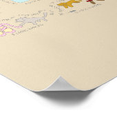 12 dagen catastrofale Cartoon kerstmis Poster (Hoek)