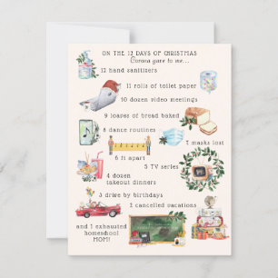 12 dagen Covid   "Quarantine" Holiday Foto