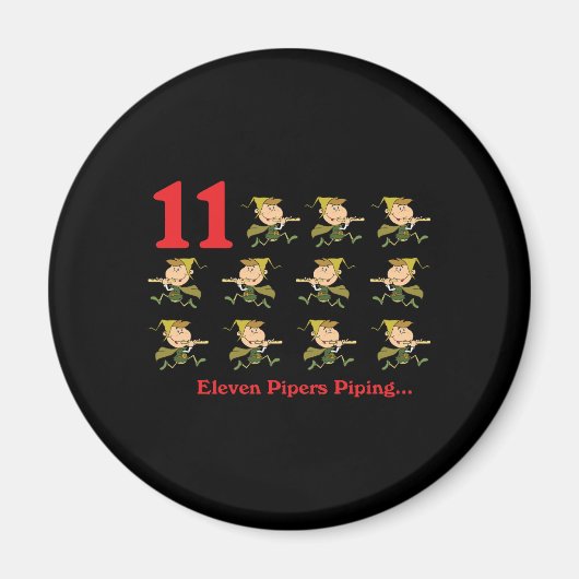 12 dagen elf pijpleidingen magneet (Voorkant)