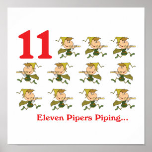 12 dagen elf pijpleidingen poster