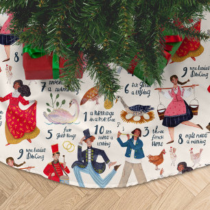 12 dagen kerst ecru traditioneel klassiek kerstboom rok