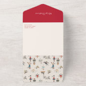 12 dagen kerstfeestdag Kaart (Buitenkant)