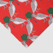 12 dagen kerstmis twee schildpadden tissuepapier (Detail)