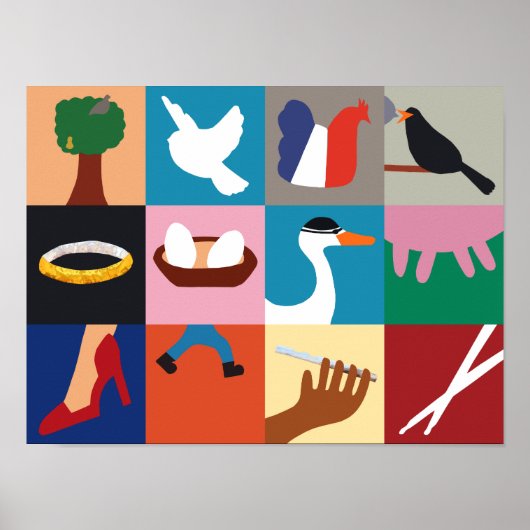 12 dagen kerstPoster Poster (Voorkant)