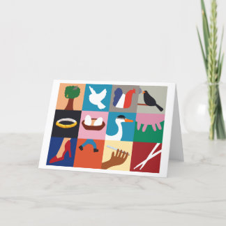 12 dagen kerstvakantie Groet Kaart