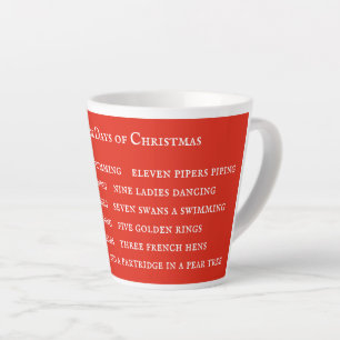 12 DAGEN LYRICS Latte Mok / Rood