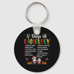 12 dagen radiologie Xmas Rad Tech Christmas Radio Sleutelhanger