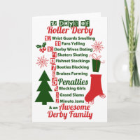 12 dagen Roller Derby-Kerstmis, rolschaatsen