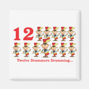 12 dagen twaalf drummers magneet