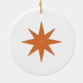 12 dagen van de traditionele kerstfeestdag keramisch ornament (Achterkant)