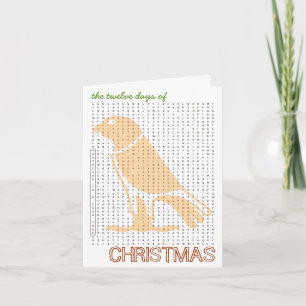 12 dagen van Kaart 1 van het Onderzoek van Word