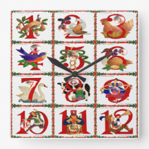 12 dagen van Kerst Quilt Print Cadeaus