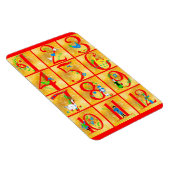 12 Dagen van Kerstlied Folk Art Numbers Magneet (Rechterzijde)