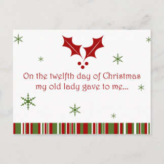 12 dagen van Kerstmis Redneck Feestdagenkaart