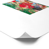 12 dagen van Kerstmisillustratie Poster (Hoek)