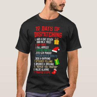 12 dagen verzending van een X-mas kerstcadeaubon T-shirt